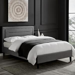 Picasso Fabric Bed Frame Dark Grey