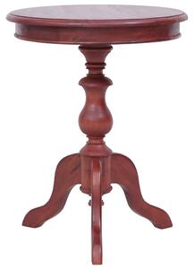 Side Table Brown 50x50x65 cm Solid Mahogany Wood