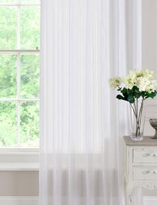Denby Ready Made Single Voile Curtain White