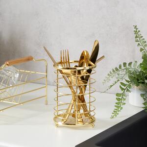Cutlery Drainer Gold Gold