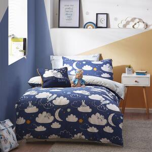 Peter Rabbit™ Sleepy Head Blue Duvet Cover and Pillowcase Set Blue/White