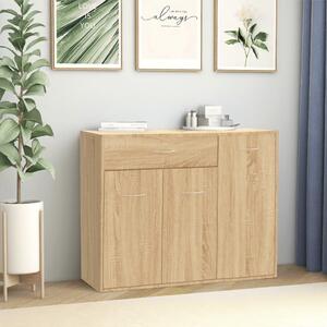 Sideboard Sonoma Oak 88x30x70 cm Engineered Wood