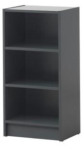 Enantial Small Narrow Bookcase Dark Grey