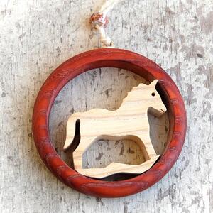 Wooden Horse Decoration