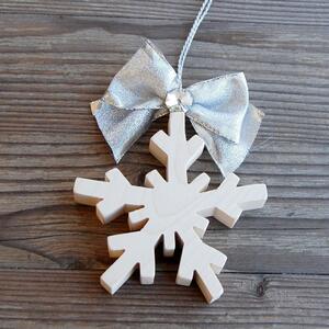 Wooden Snowflake Wall Decoration