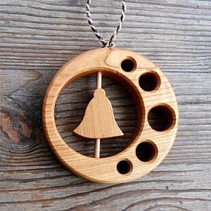 Spinning Wooden Bell
