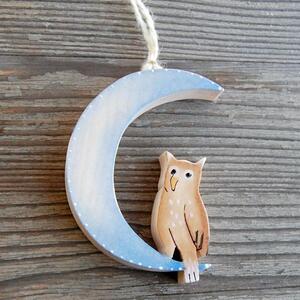 Moon with Owl