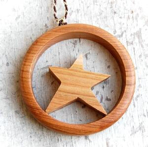 Wooden Star Decoration