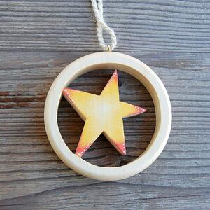 Wooden Star Decoration