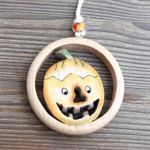 Wooden Pumpkin Decoration