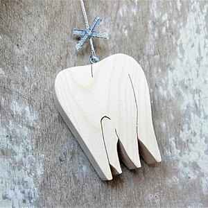 Wooden Tooth Ornament