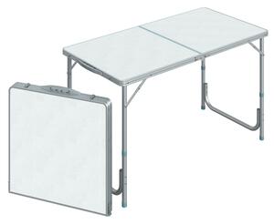 Outsunny Portable Outdoor Garden Aluminium Portable Folding Camping Picnic Party Field Kitchen BBQ Table Aosom UK