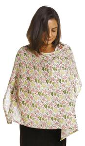Baby mom Crown Patterned Muslin Cotton Nursing Breastfeeding Apron