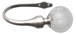 Crash Holdbacks Satin Silver