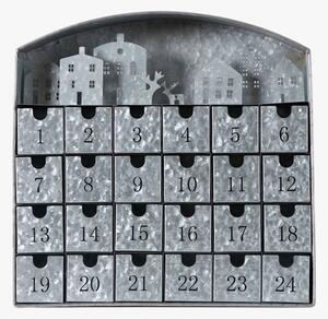 Dwell Cosy Village Advent Calendar in Metal