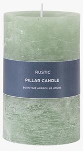 Country pillar Candle in Sage Small