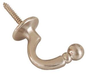 Palma Tie Back Hook Satin Silver