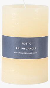 Country pillar Candle in Ivory Small