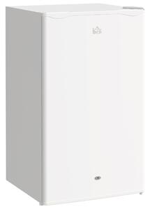 HOMCOM 91L Freestanding Under-Counter Fridge with Lock - White
