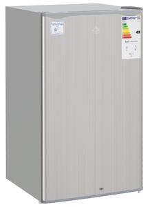 HOMCOM 91L Freestanding Under-Counter Fridge with Lock - Silver Tone