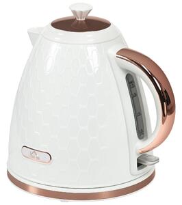 HOMCOM 3kW Rapid Boil Honeycomb Kettle - Cream