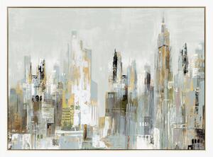 Cityscape Framed Canvas Wall Art
