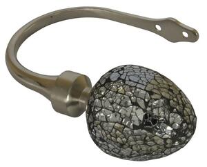 Alexia Holdbacks Satin Silver