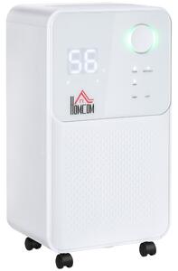 HOMCOM 12L/Day Quiet Low-Energy Dehumidifier for Home Laundry Room Bedroo, Electric MoistureAir Dryer with 4 Modes Aosom UK