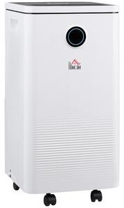 HOMCOM 10L/Day Quiet Low-Energy Dehumidifier with WiFi Smart App Control, Electric Dehumidifier for Home Laundry Basement Aosom UK