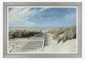 Ocean Path Framed Canvas Wall Art