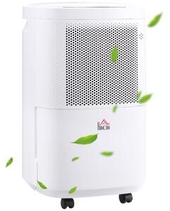 HOMCOM 10L/Day Electric Dehumidifier with WiFi Smart App Control, Compact Dehumidifier for Home Laundry Basement Aosom UK