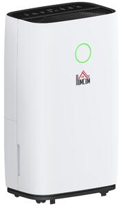 HOMCOM 20L/Day 4000ML Portable Quiet Dehumidifier for Home Laundry Room Bedroom Basement, Electric Moisture Air De-Humidifier with 3 Modes Aosom UK