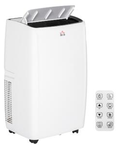 HOMCOM 12,000 BTU Mobile Air Conditioner for Room up to 35m², with Dehumidifier, Sleep Mode, 24H Timer On/off, Wheels