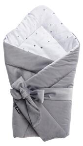 Velvet Nest Premium grey swaddle blanket