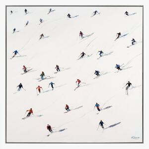 Chasing The Slopes Framed Wall Art
