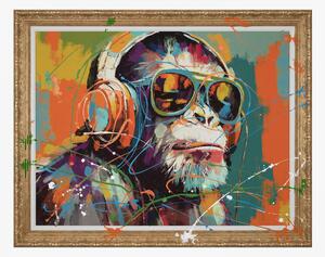 Graffiti Chimp Framed Wall Art