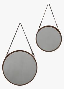 Hemingway Mirror Set in Black