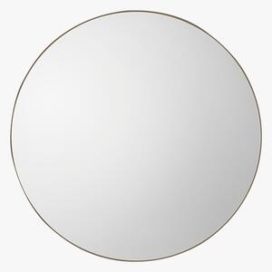 Jameson Round Wall Mirror in Pale Gold