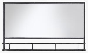 Rayden Grey Overmantel Mirror