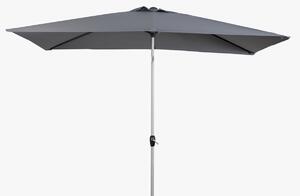 Poppins Square Parasol Grey
