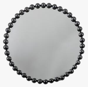 Bead-utiful Round Mirror in Black