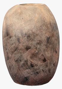 Lutum Vase in Black & Natural - Small