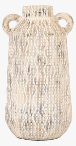 Tala Vase in Earthy White - Medium