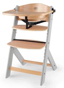 Kinderkraft Enock Wooden Highchair - Wooden Grey