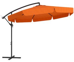 Outsunny 2.7m Garden Cantilever Banana Parasol - Orange