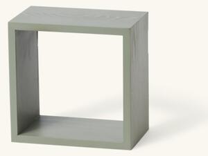 Wall shelf - Pinewood. 19.2 x 12 x 19.2 cm. - Thyme Green - Søstrene Grene