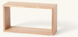 Wall shelf - MDF/poplar wood/ash veneer. 36 x 12 x 19.5 cm. - Nature - Søstrene Grene