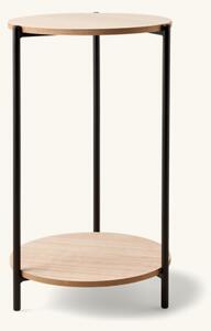 Plant stand - Iron/MDF/poplar wood. 27 x 27 x 46 cm. - Black - Søstrene Grene