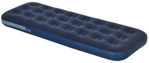 Outsunny Single Air Mattress with Hand Pump, Portable Air Bed with Flocked Surface, 191 x 73 x 22cm, Blue