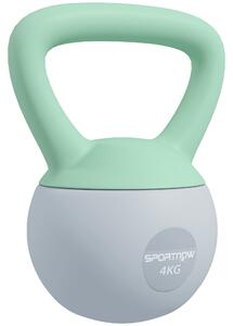 SPORTNOW 4KG Kettlebell, Soft Kettle Bell with Non-Slip Handle for Home Gym Weight Lifting and Strength Training Aosom UK